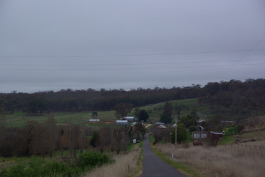 Photograph - Colour, Clare Gervasoni, View from Nevin's Road towards the Swiss Italian Enclave at Yandoit Creek, 2014, 12/2013