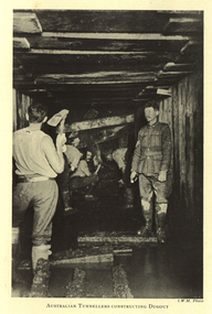 Images, World War One images relating to Tunnellers, c1917