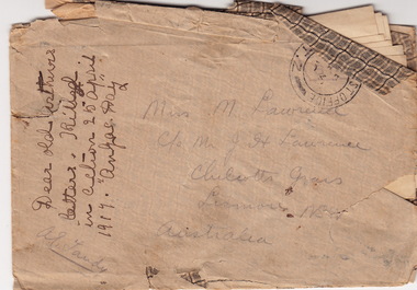 Correspondence - Digital, Correspondence from Arthur Elton  Tandy, 1916, 26/11/2014