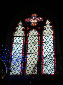 Photograph - Colour, Stained Glass Windows in the Former Bethal Church, Albert Street, Ballarat, 2014, 18/05/2014