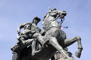 Photograph - colour, Boer War Memorial (detail), Sturt Street, Ballarat, 2011, 29/12/11