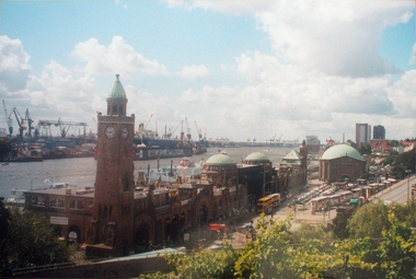 Photograph - colour, Clare Kathleen Gervasoni, Port at Hamburg, Germany, 2005, 27/02/2005