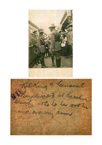 Photograph - digital, General Birdwood at Bacchus Marsh Station