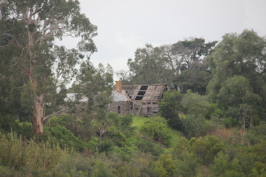 Photograph - colour, Lisa Gervasoni, Ruins of Angus McMillan's original Bushy Park Homestead near Maffra, 2014, 07/06/2014