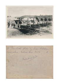 Photograph - Black and White, Turkish Kitchen Behind the Lines, 1918, 1918