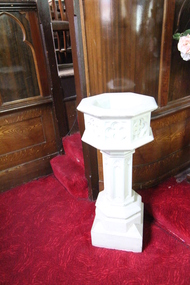 Photograph - colour, Clare Gervasoni, Barkly Street Uniting Church Baptisimal Font, 2015, 05/04/2015