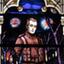 Stained Glass window showing a World War One Australian Soldier