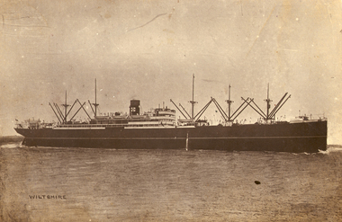 Photograph - Digital, Troopship Wiltshire, 1918, c1918