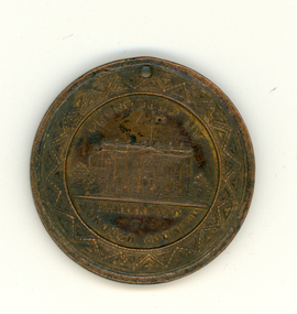Photograph - Colour, Medallion Relating to Daylesford and Queen Victoria's Jubilee, 1887