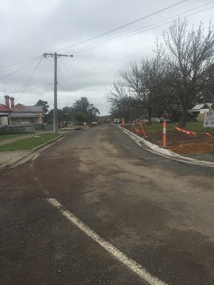 Photograph - Colour, Clare Gervasoni, Kerb and Channelling at Armstrong Street South, Ballarat, 1916, 24/03/2016