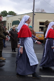 Photograph - Colour, Clare Gervasoni, ANZAC Centenary Parade at Creswick, 2015, 25/04/2015
