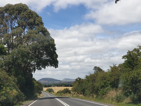 Mt Warrenheip and Mt Buninyong from near Newlyn, 2020