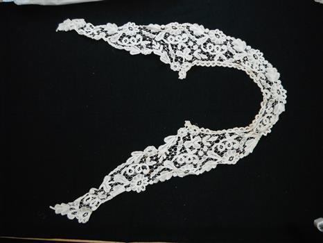photograph of a lace collar
