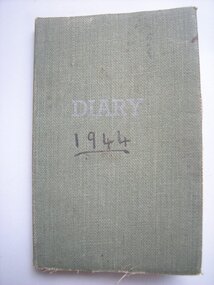 Farm diary dating from 1944