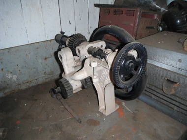 Photograph of drill in situ