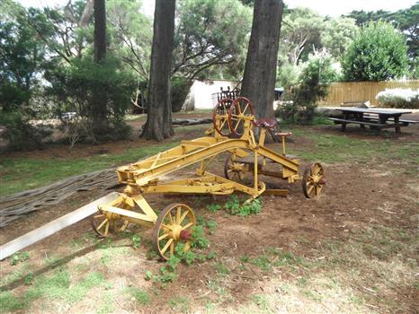 Photograph of grader in situ