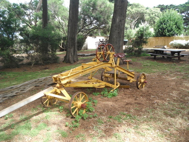 Photograph of grader in situ