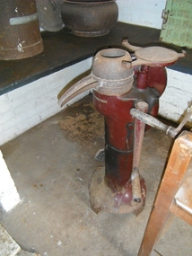 photograph of milk separator in situ