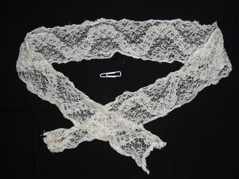 photograph of a piece of lace trim