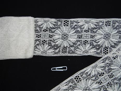 detail of a piece of lace trim