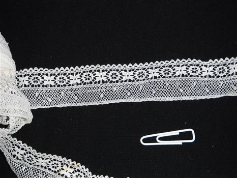 detail of a lace trim piece