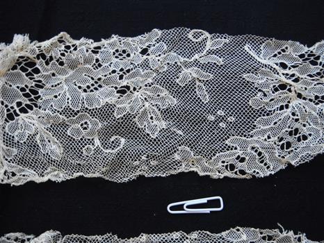 detail of a lace piece