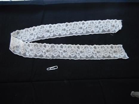 section of a lace trim