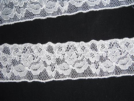 detail of a section of lace trim