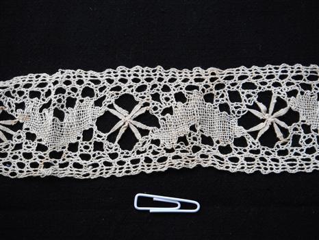detail of a section of lace trim
