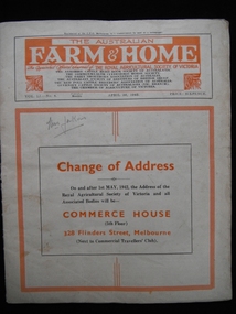 The Australian Farm & Home, VOL. LI No. 4