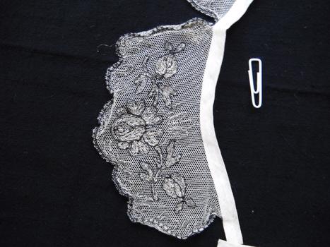 detail of lace collar