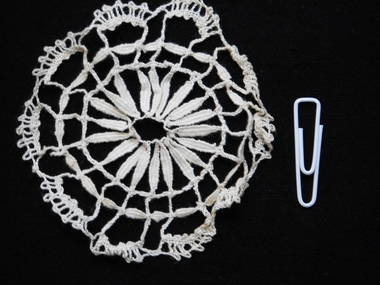 photograph of one crochet circle