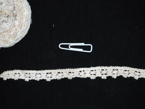 detail of length of lace trim