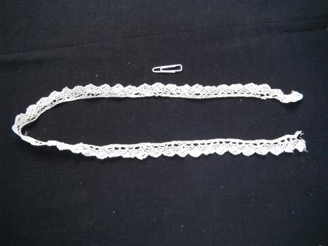 small section of lace trim 