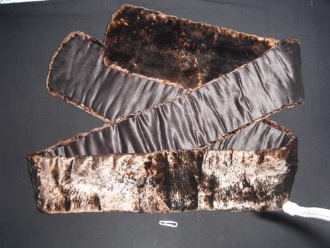 photograph of seal fur stole