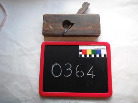 moulding plane with board and catalogue number