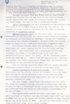"Friends of Churchill Island No. 4 Winter 1981 Second Draft"