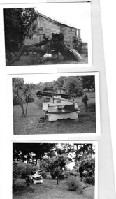 A group of three photographs