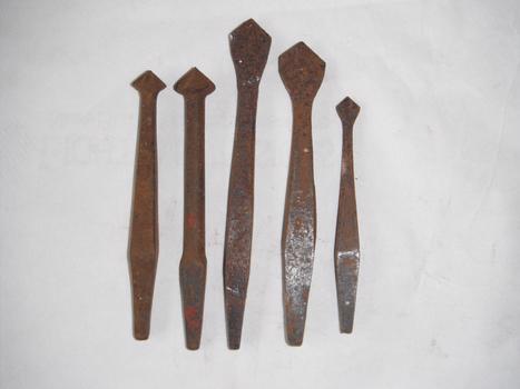 set of five counter sinking bits