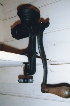 photograph of hand operate mincer