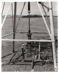 Photograph of a water pump, <1975