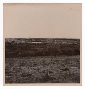 Photograph of cleared land, Unknown