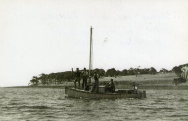 Photograph - Photograph of people on a sail boat