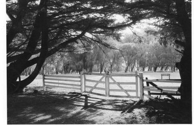 Photograph - Photograph of gate on Churchill Island