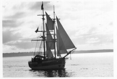 Photograph of a sailing ship