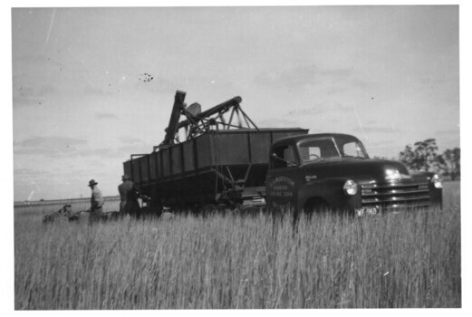 Photograph of truck in paddock