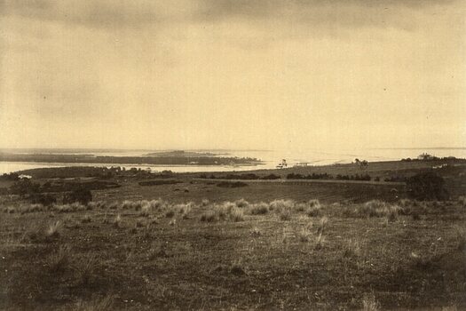 sepia photograph of churchill island