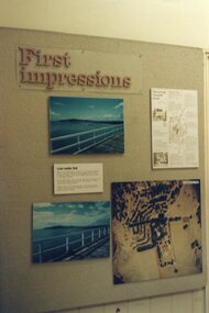 Photograph of 'First Impressions' display in the Visitor's Centre