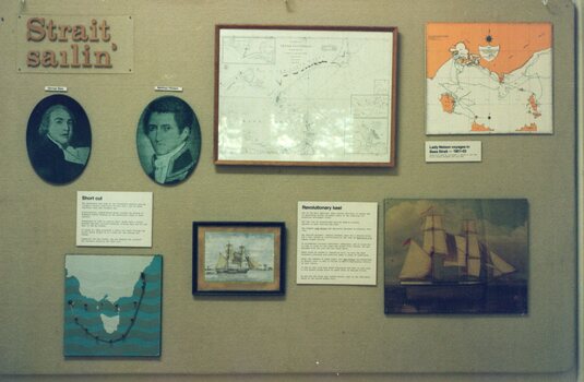 Photograph of 'Strait sailin'' Visitor's Centre Display