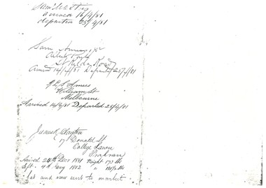 Preview of page one of Visitors' Book